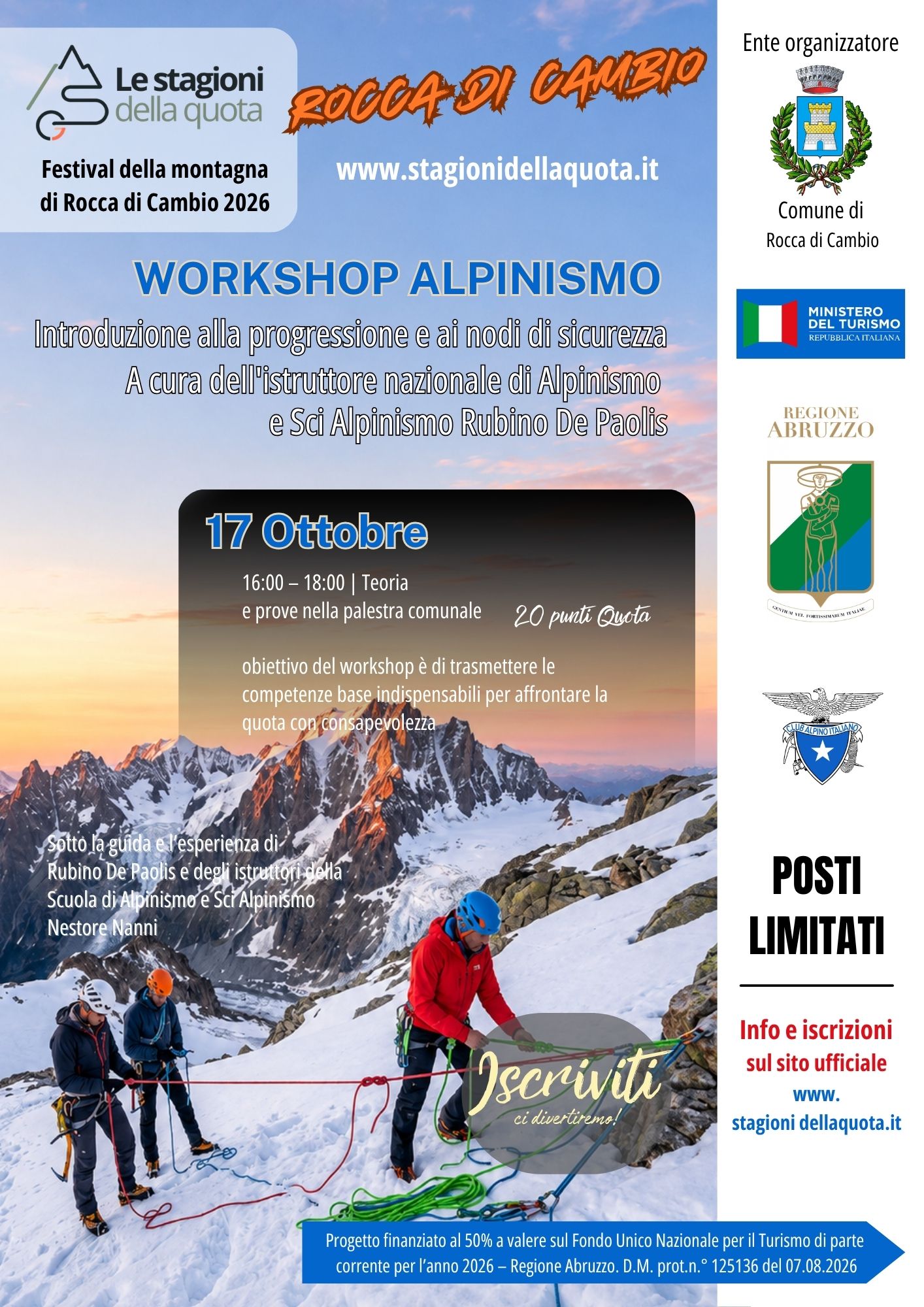 locandina WS alpinismo web